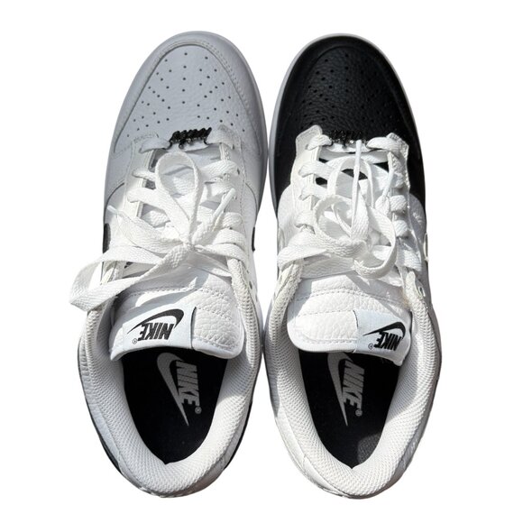 Nike Men's Custom Black White Dunk Low Unlocked By You Sneaker Shoes Size 8 - Picture 3 of 10